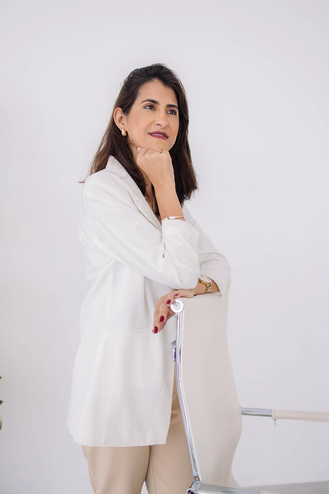 Juliana Ribeiro falando sobre seu trabalho